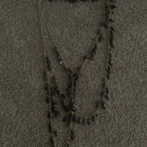 Vintage inspired black necklace